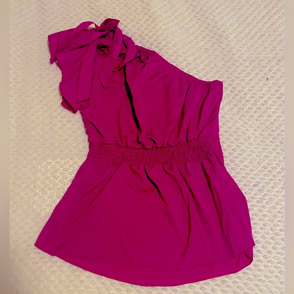 One Arm Hot Pink Shirt
